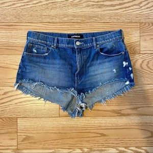 Express Cheeky High waisted shorts